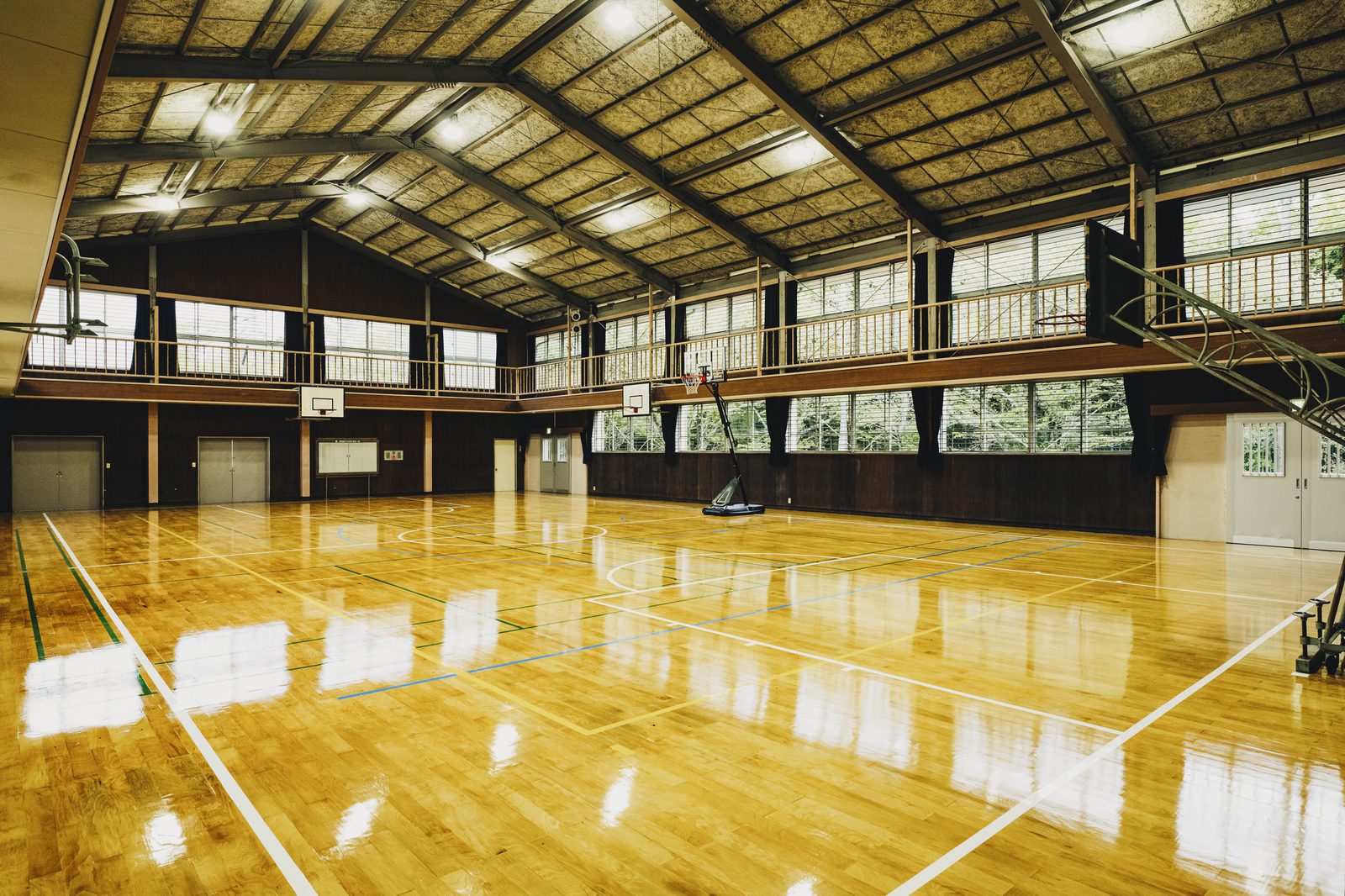 YAMAGA BASE 体育館/バスケットゴールのある屋内アリーナ